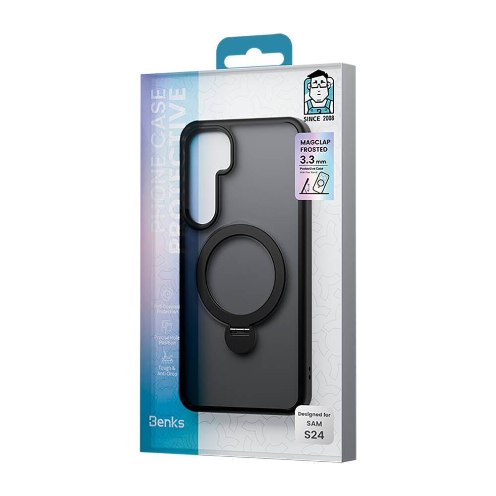 Benks Galaxy S25 Kılıf M-safe Şarj Özellikli Standlı Mist Protective Telefon Kılıfı Benks Galaxy S25 Kılıf M-safe Şarj Özellikli Standlı Mist Protective Telefon Kılıfı